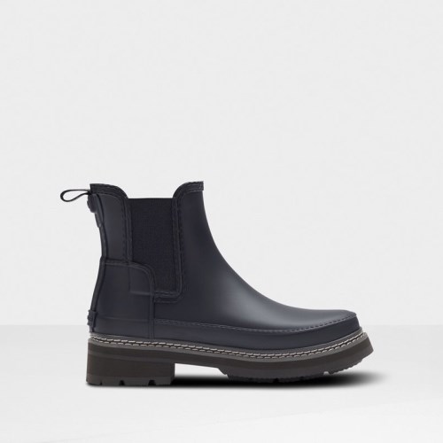 Hunter Refined Stitch Detail Chelsea Boots (E807O) Ireland